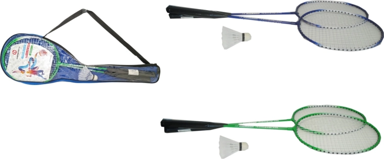 Badmintonset in etui