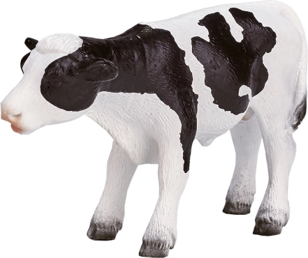 mojo figuur holstein-kalf – staande plastic speelgoedfiguur