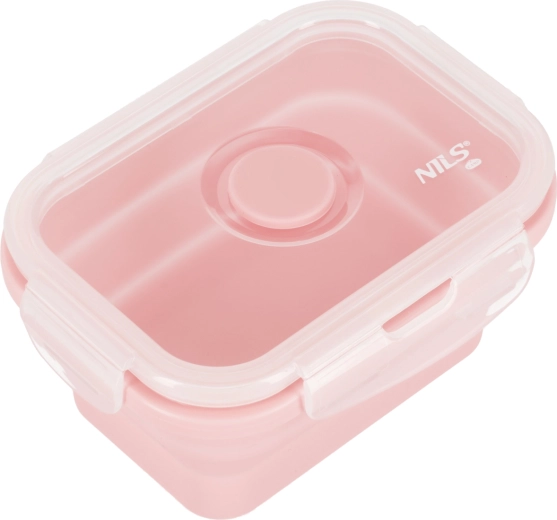 Opvouwbare lunchbox NILS Camp 355 ml roze