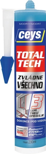 Universele lijm en kit 290 ml CEYS Total Tech Blauw