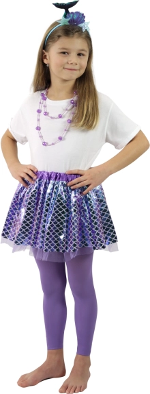 Kinderkostuum zeemeermin met rok en haarband