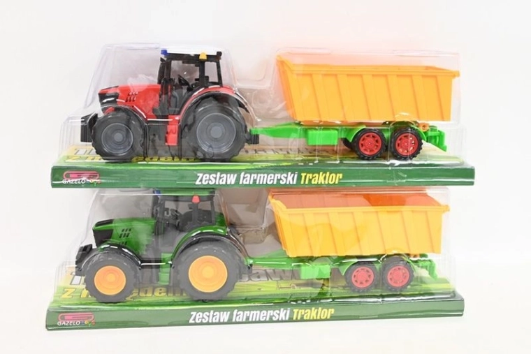 Tractor met aanhanger - 1 stuk