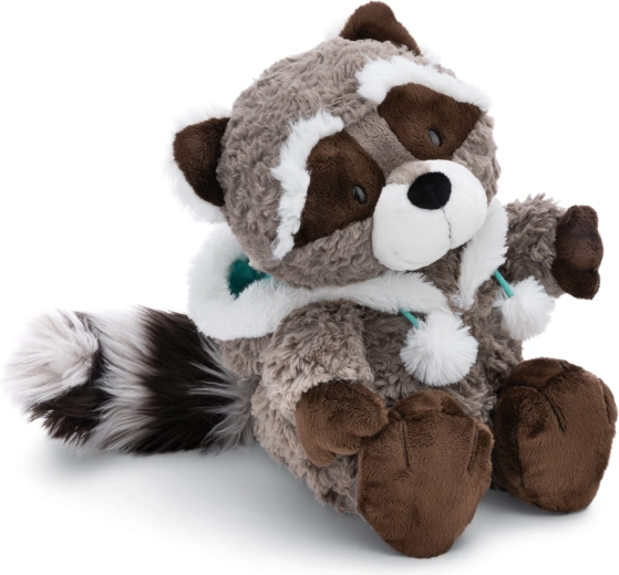 Nici pluchen wasbeer Lenno 25 cm – duurzame knuffelspeelgoed