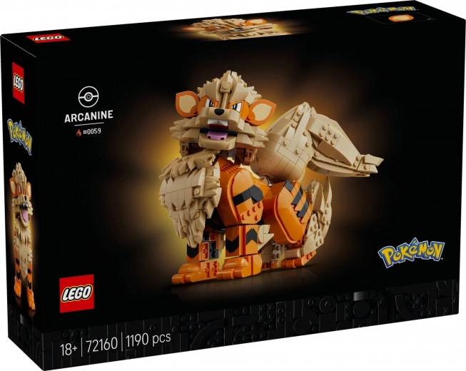 LEGO Pokémon Arcanine bouwset voor volwassenen