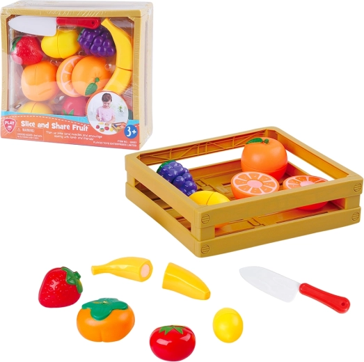 PlayGo snijden en verdelen van fruit, set van 11 stuks