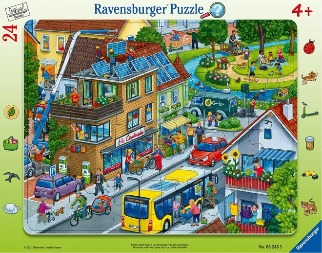 Ravensburger puzzel Onze groene stad 24 stukjes