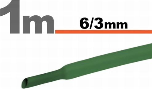 Groene krimpkous 6/3 mm