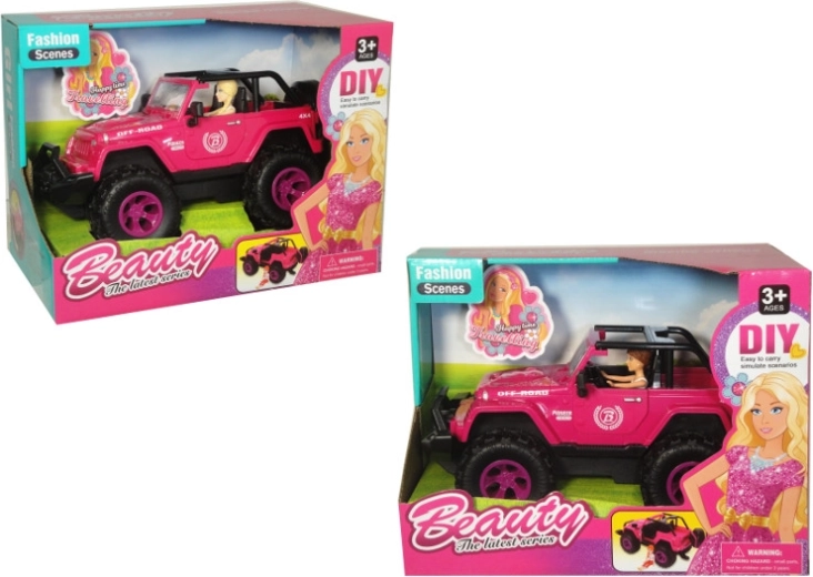 Terreinwagen met minipop - 1 stuk