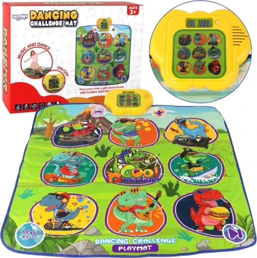 muziekmat dinosaurussen – dans- en behendigheidsspel Woopie