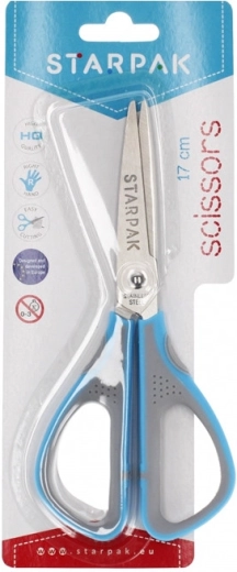 Blauwe schaar 17 cm - 1 stuk