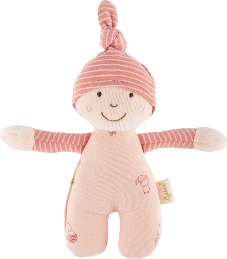 Sigikid zachte pop – eerste knuffelvriendje roze 17 cm