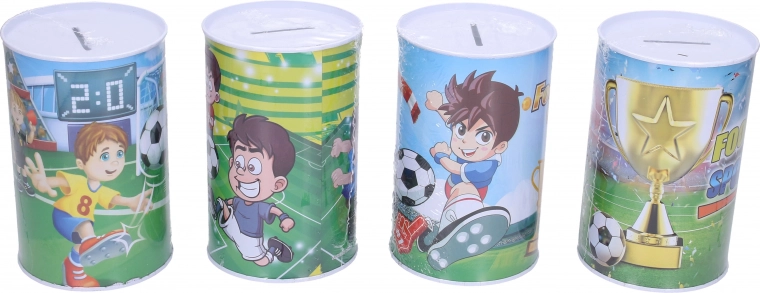 Spaarpot voetbal 8 × 12,7 cm