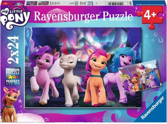 Puzzel My Little Pony 2x24 stukjes
