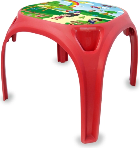 Kinder tafel Jamara fun met cijfers XL rood
