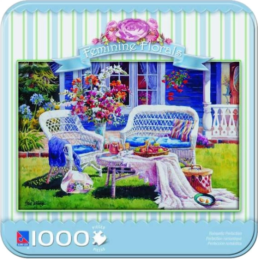 Puzzel van 1000 stukjes in een doos