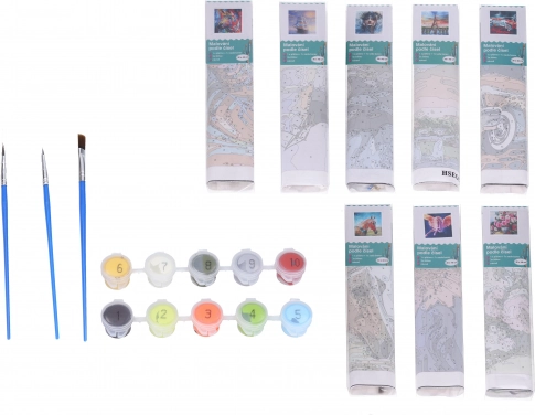 Creatieve schilderen-op-nummer set - mix 30x40 cm