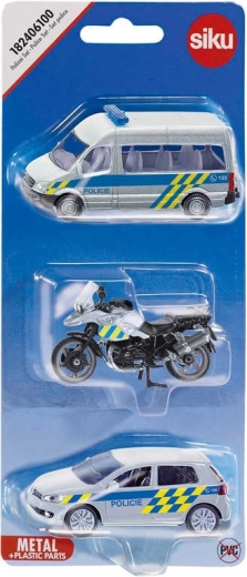 Siku politiewagenset auto’s en motor – Tsjechische versie