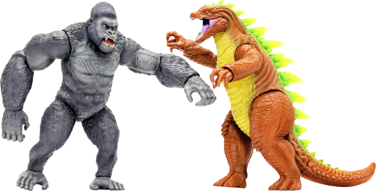 Primal Clash Boss vs. King Kaiju set monsterfiguren voor gevechten 21 cm
