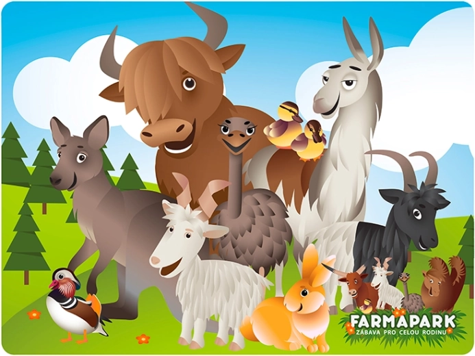 3D-ansichtkaarten Farmapark 3