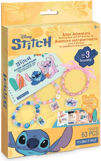 Activiteitenboek en set om Disney Stitch-armbandjes te maken