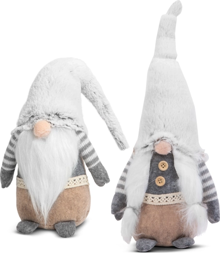 Scandinavische kerstkabouter van textiel - 1 stuk