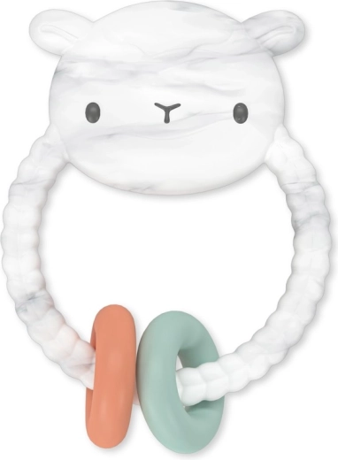 Siliconen bijtring schaapje Soothing Sheppy van INGENUITY