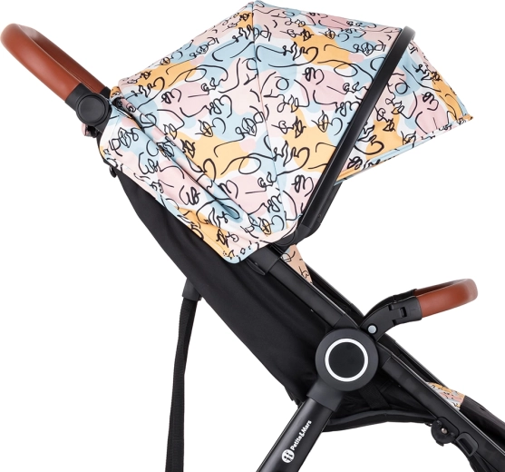Zonnekap voor kinderwagen Petite&Mars Street+ / Street2 Limited 100 Faces
