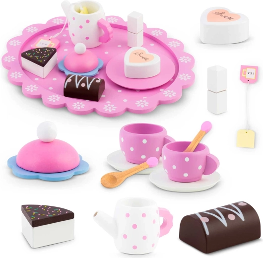 Houten theeservies voor kinderen Ricokids