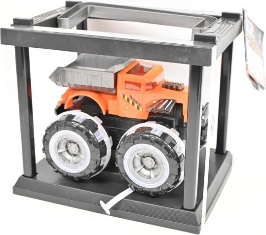 Monster kiepwagen met oplichtende wielen