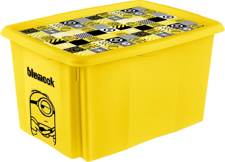 Opbergbox Minions met deksel 45 l