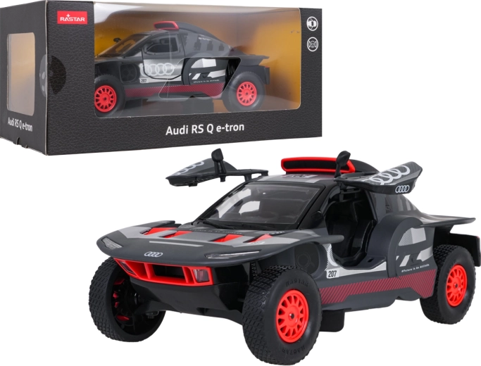Metalen model Audi RS Q e-tron 1:24 RASTAR, grijs