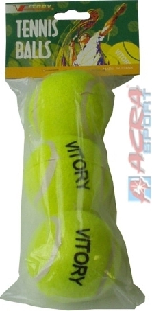 Gele universele ballen Vitory, 3 stuks