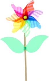 Houten windmolentje voor kinderen