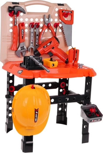 Kinderwerkbank met gereedschap