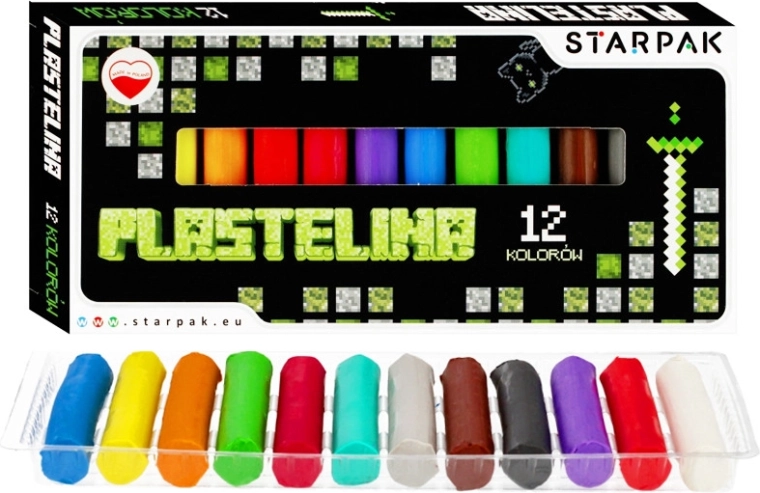Pixel kleiseter – 12 kleuren