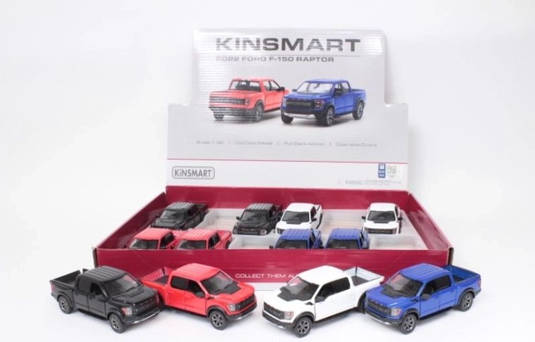 Metalen automodel Ford F-150 Raptor 2022 (14 cm)