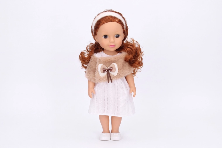 Pop met mandje 36 cm - 1 stuk