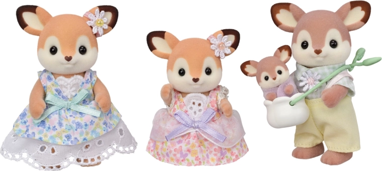 Sylvanian Families hertenfamilie – set van 4 figuren