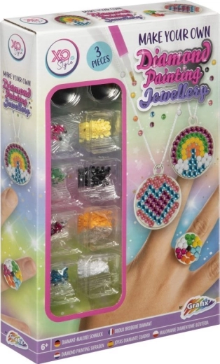 Sieradenmaakset met diamantpainting voor kinderen