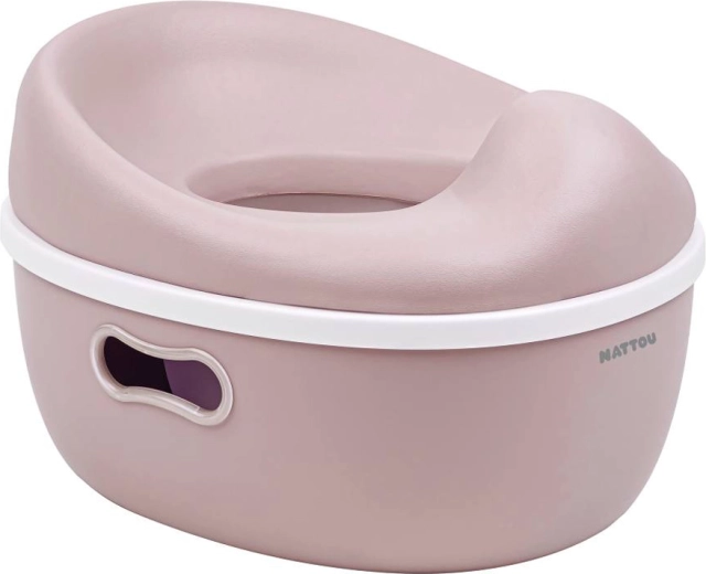 Nattou oefenpotje 3-in-1 Potty dusty pink