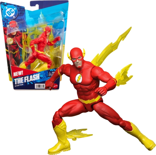 Mattel DC Comics figuur The Flash 17 cm met accessoires