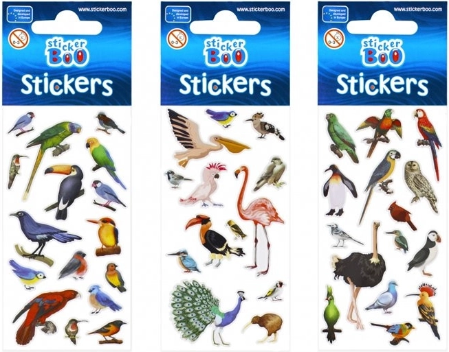 Stickers vogels - 1 stuk