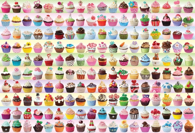 Puzzle EUROGRAPHICS kleurrijke cupcakes 2000 stukjes