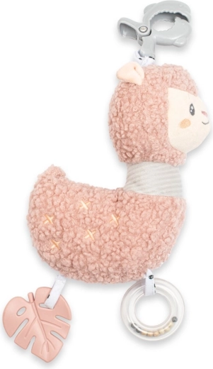 Educatief muziekknuffelspeeltje met clip lama New Baby