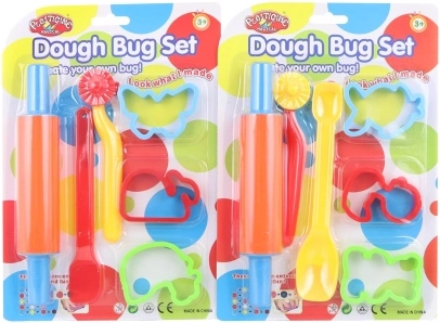 Boetseerset met vormpjes en deegroller voor kinderen