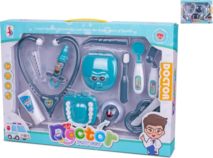 Dokterset met licht en geluid op batterijen