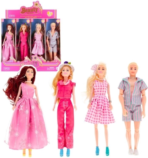 Beauty modepop met beweegbare gewrichten (4 varianten)