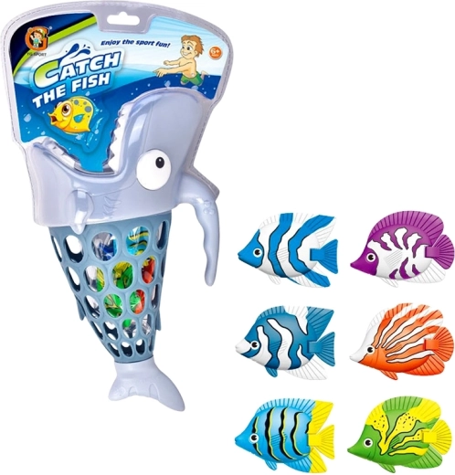 Haai – vissen vangen, set van 6 stuks