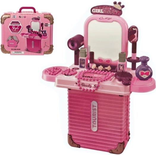 Kinder-cosmeticassortiment in een koffertje