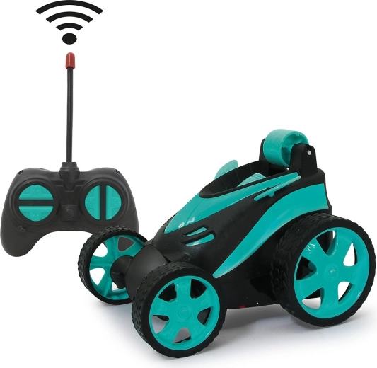 Jamara GrenadeX stuntauto met afstandsbediening 1:24 turkoois 27 MHz - 1 stuk